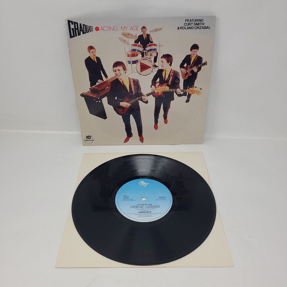 Graduate – Acting My Age 10"Vinyl Record EARLY UK Pressing 1986 Tears For Fears
